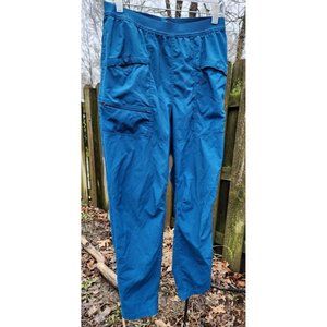 Mountain Hardware Pants Womens M Blue Lightweight Pull-On Travel Athleisure